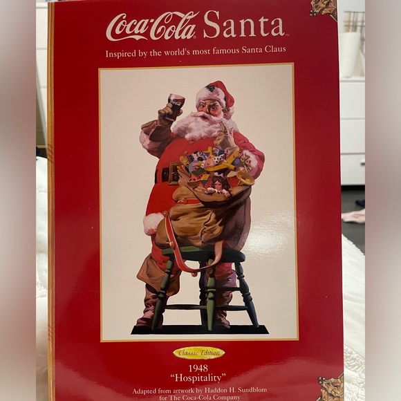 Coca Cola Santa Claus Figure Mattel 1948 Hospitality NEW IN BOX - Picture 1 of 16